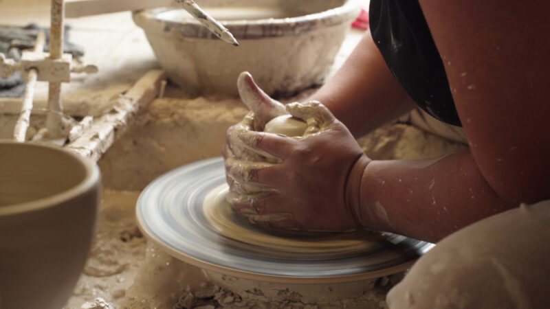 The potters showing the Ikea generation how it’s done